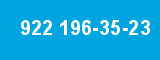 922 196-35-23 922 196-35-23